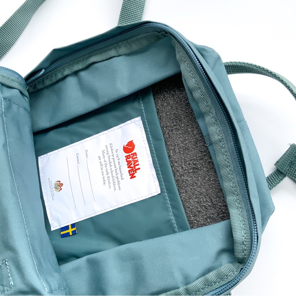 Fjallraven Mini Kanken Light Blue Backpack - Picture 4 of 7